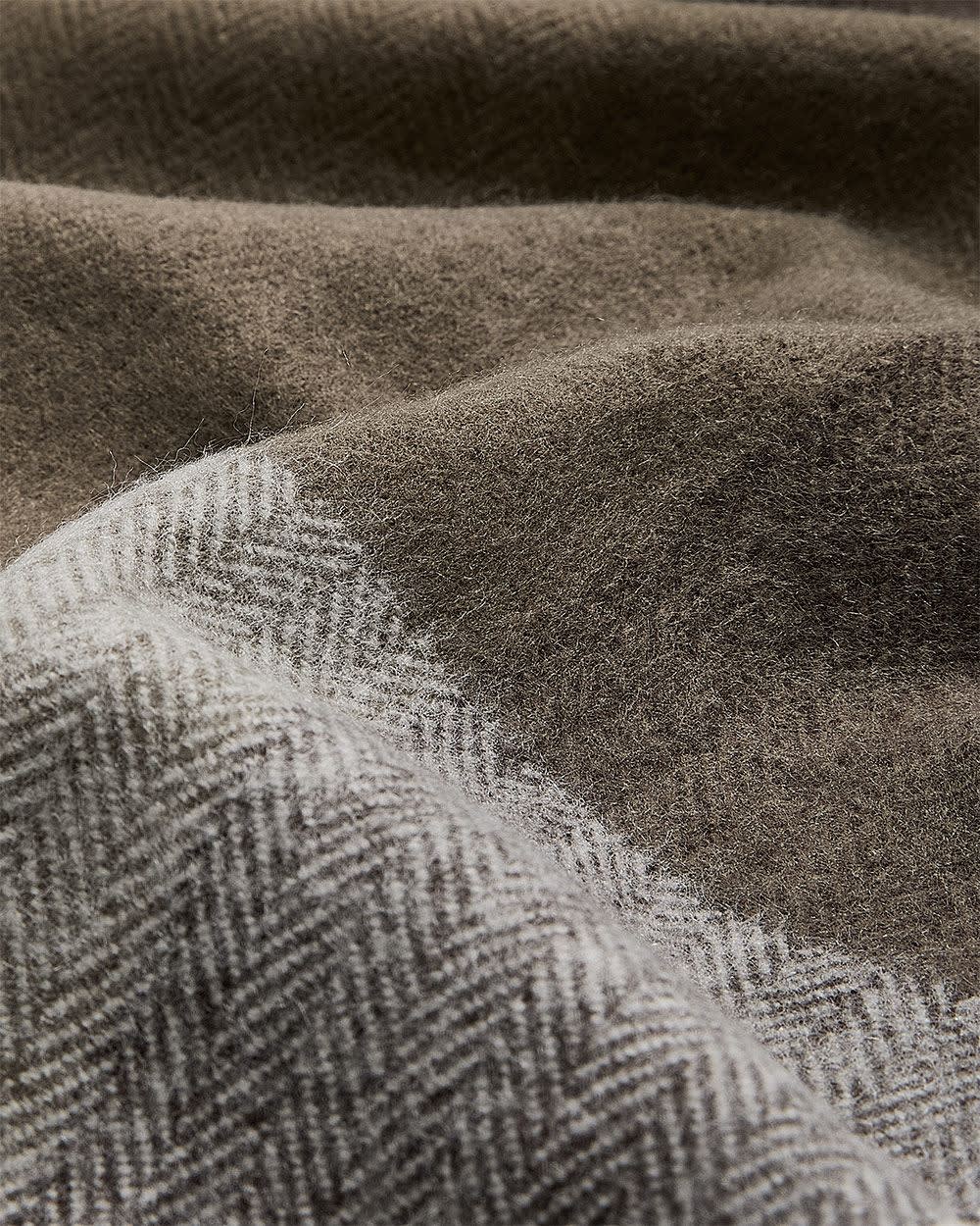 RW&CO Plaid Scarf with Fringes