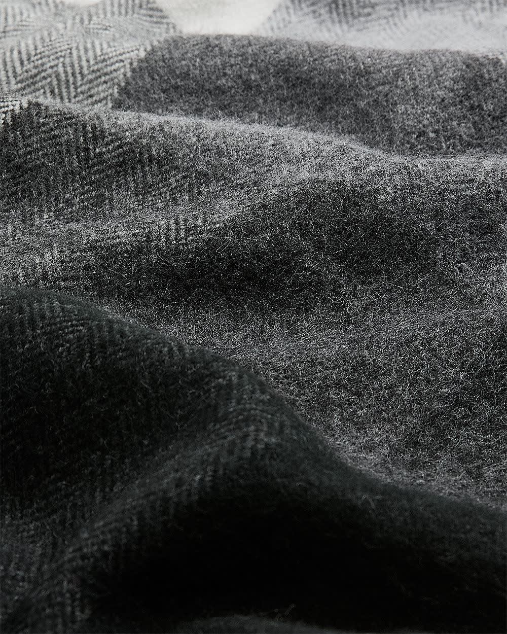 RW&CO Plaid Scarf with Fringes