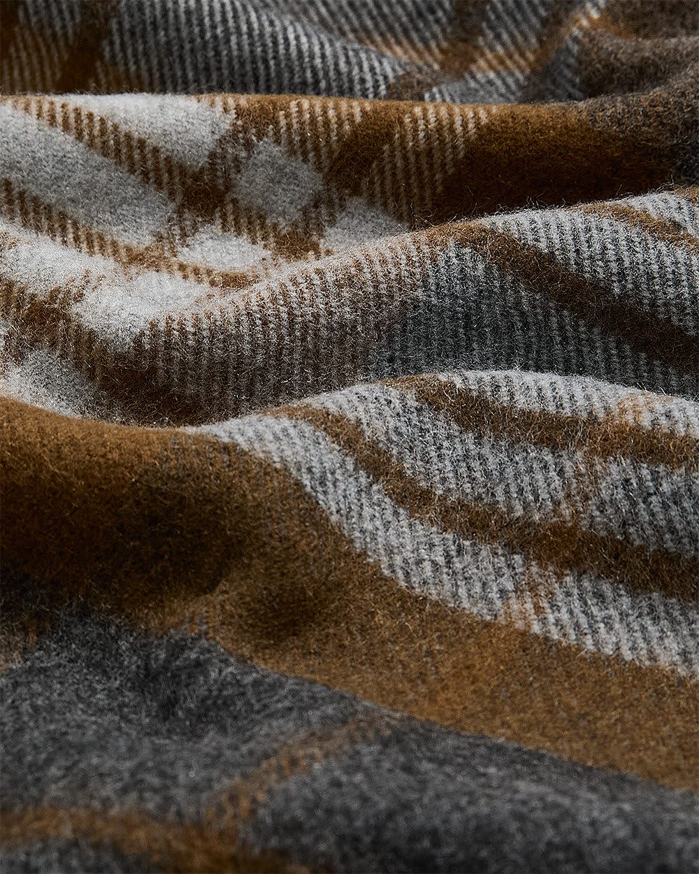 RW&CO Plaid Scarf with Fringes