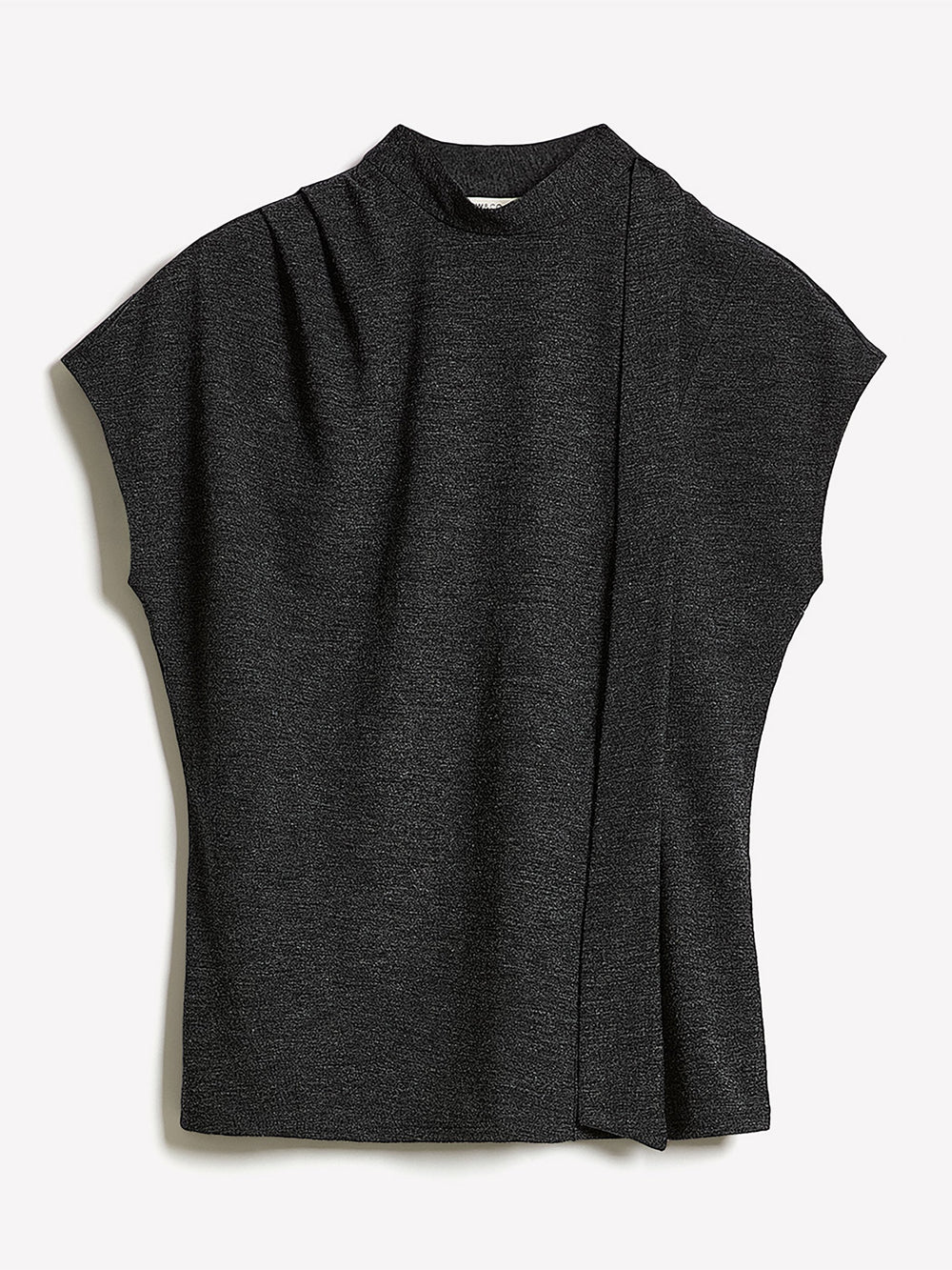 RW&CO Extended-Sleeve Mock-Neck Top with Tie