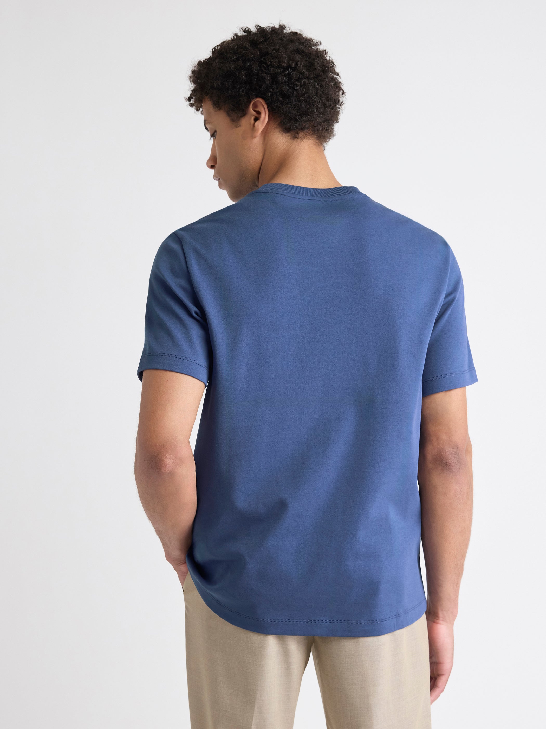 RW&CO Solid Interlock Cotton Crew-Neck Tee