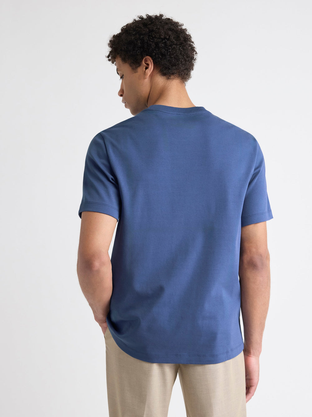 RW&CO Solid Interlock Cotton Crew-Neck Tee