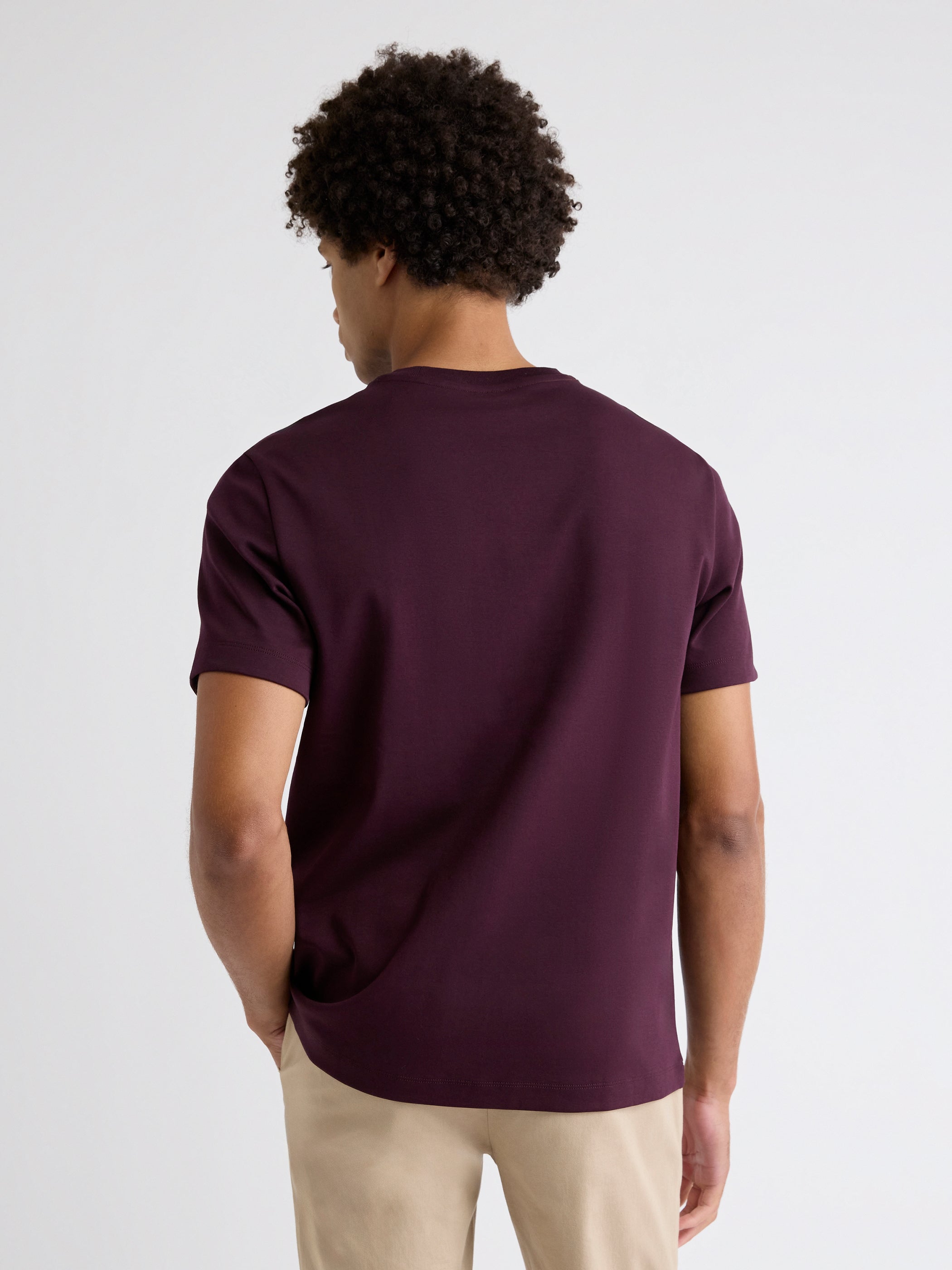 RW&CO Solid Interlock Cotton Crew-Neck Tee