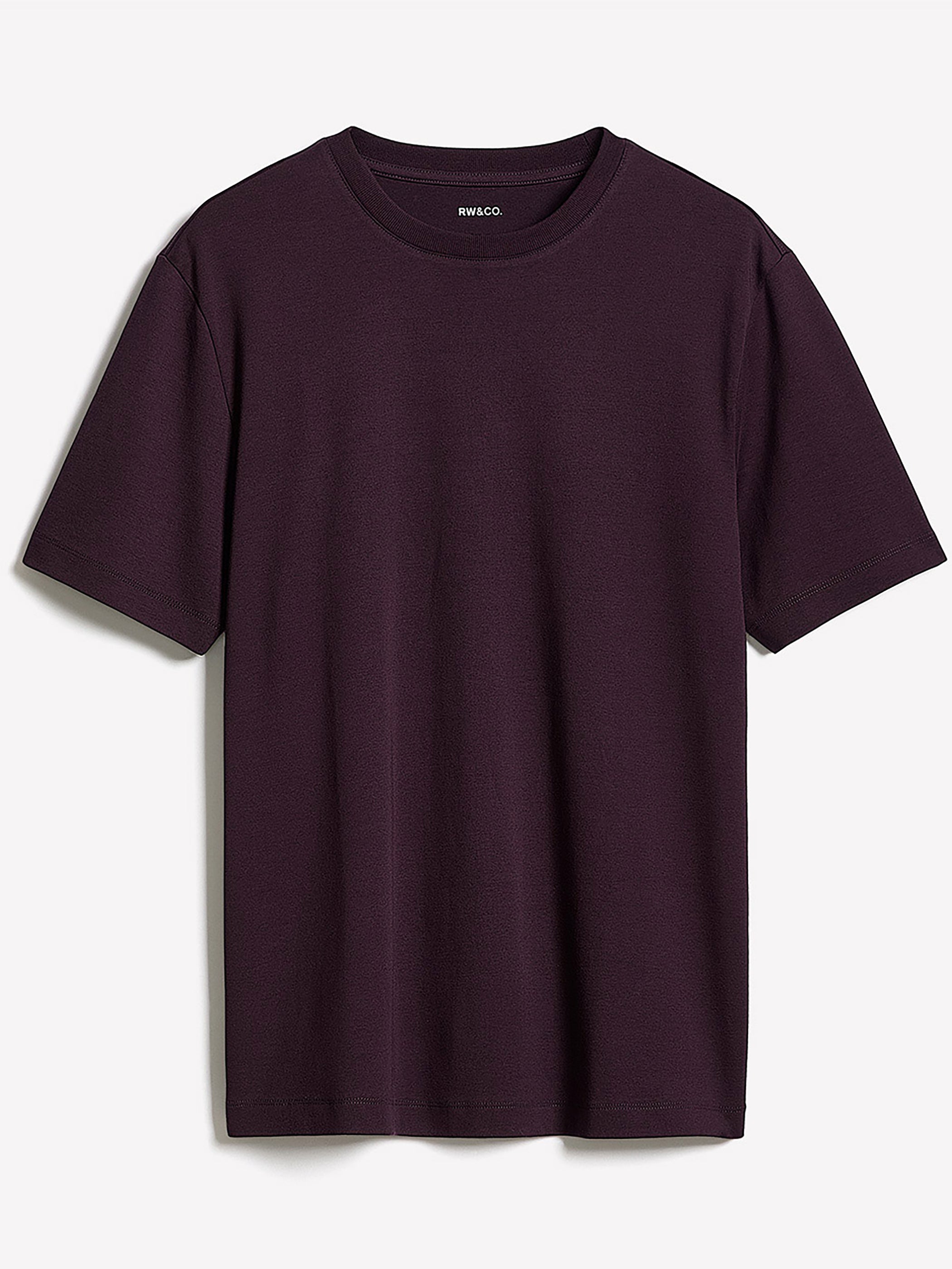 RW&CO Solid Interlock Cotton Crew-Neck Tee