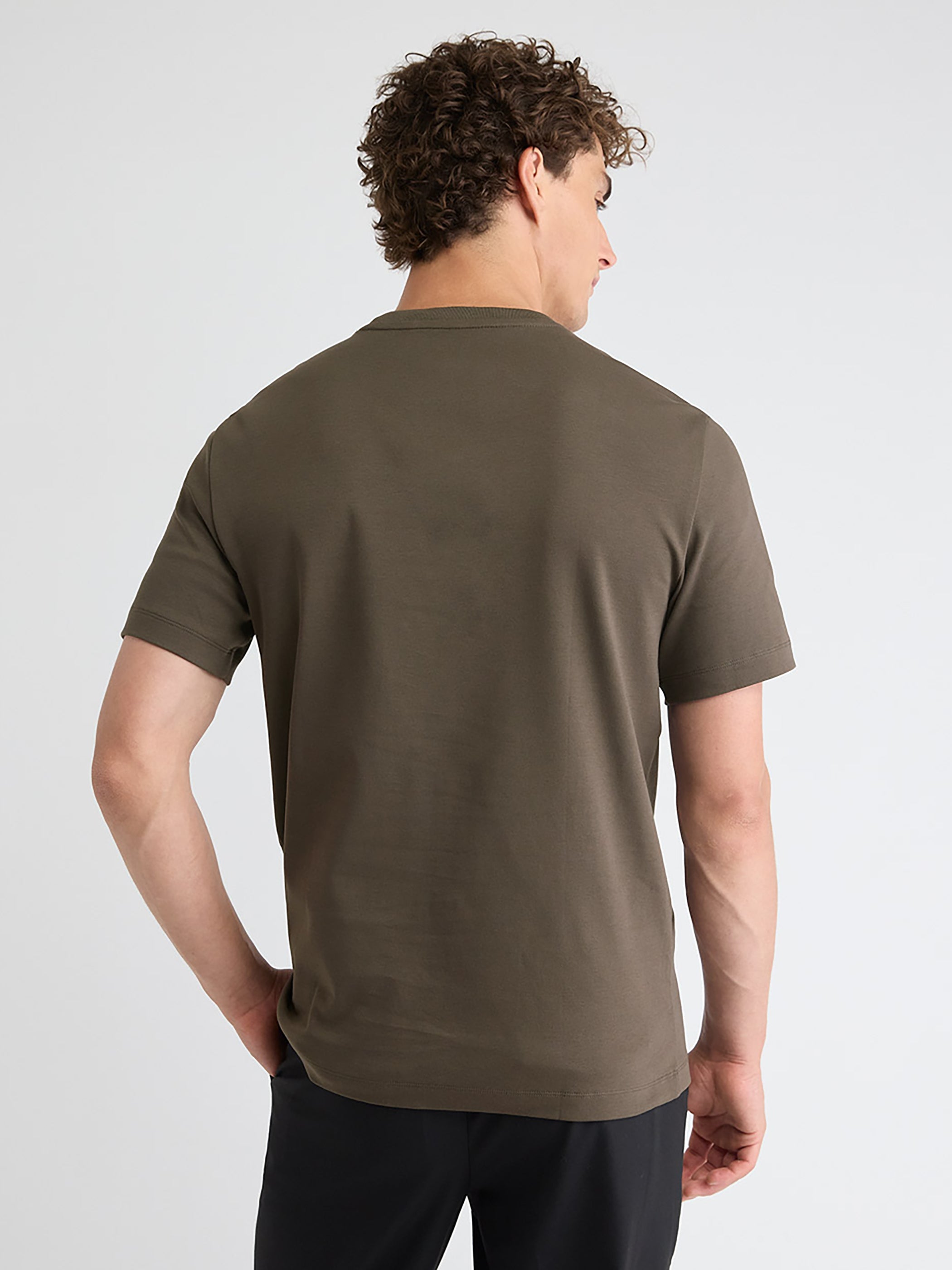 RW&CO Solid Interlock Cotton Crew-Neck Tee