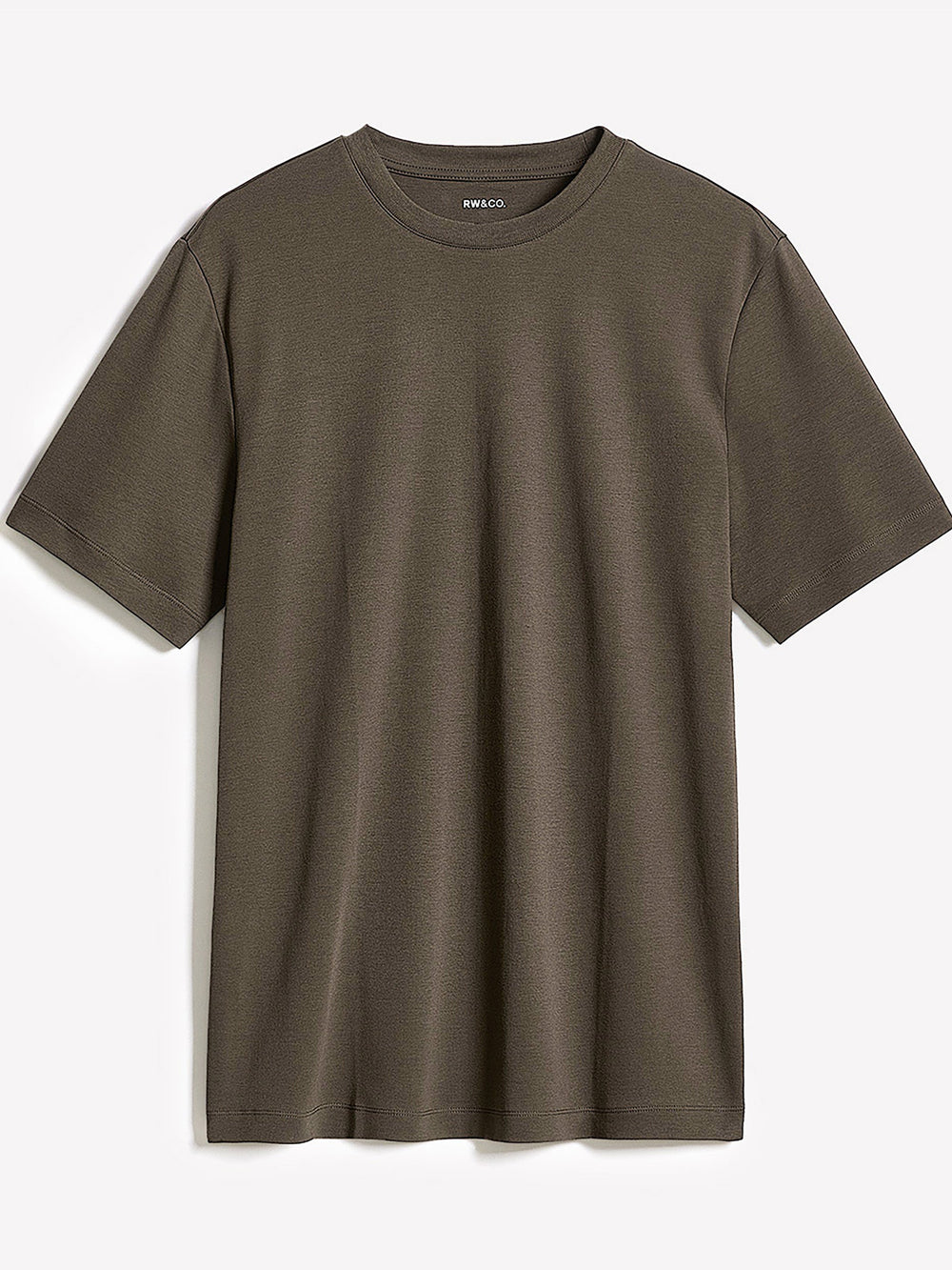 RW&CO Solid Interlock Cotton Crew-Neck Tee