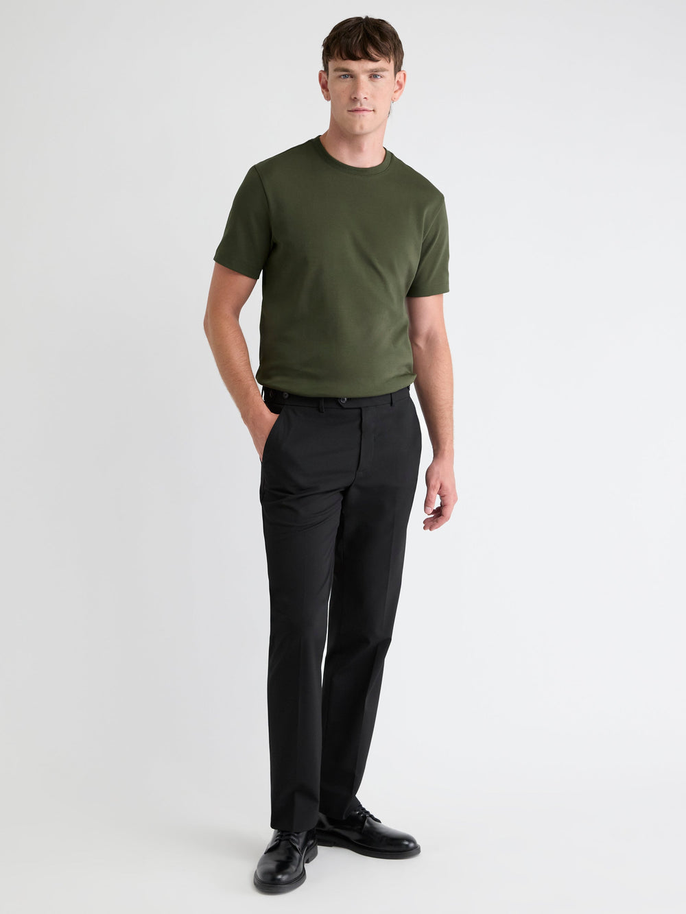 RW&CO Solid Interlock Cotton Crew-Neck Tee