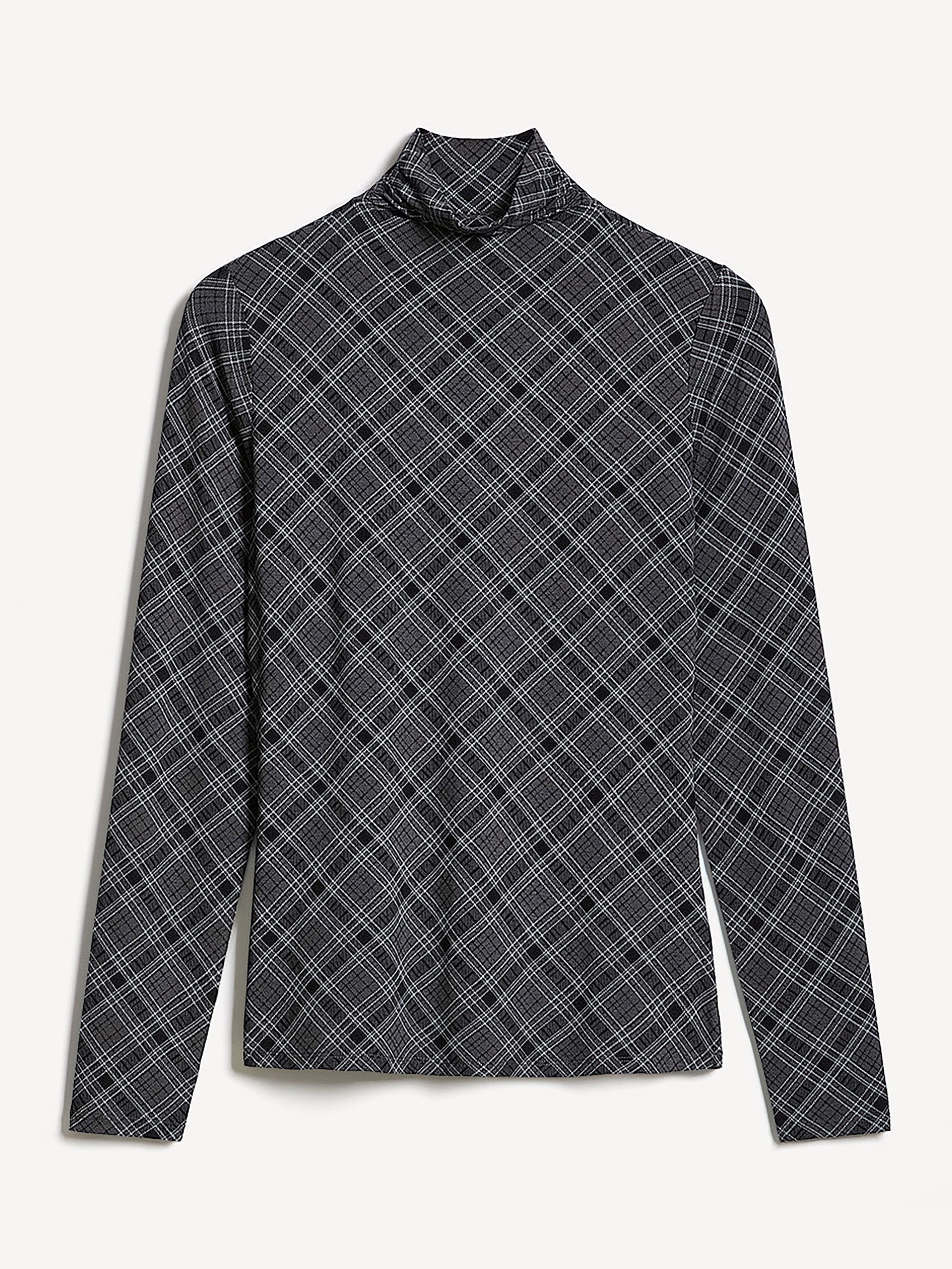 RW&CO Fitted Long-Sleeve Mock-Neck Tee