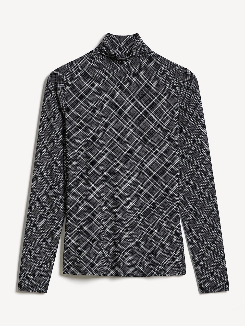 RW&CO Fitted Long-Sleeve Mock-Neck Tee
