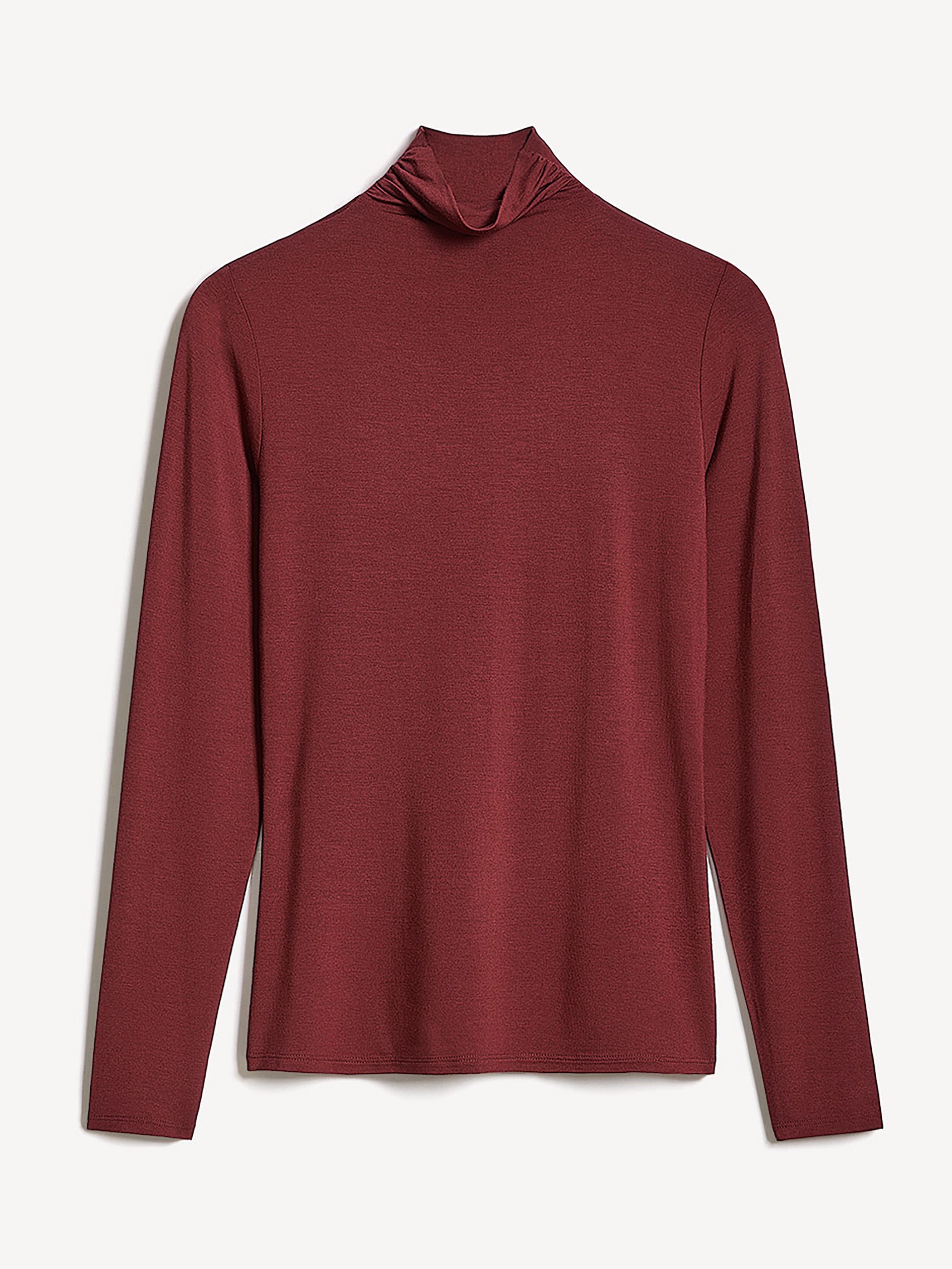 RW&CO Fitted Long-Sleeve Mock-Neck Tee