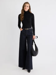 RW&CO Fitted Long-Sleeve Mock-Neck Tee