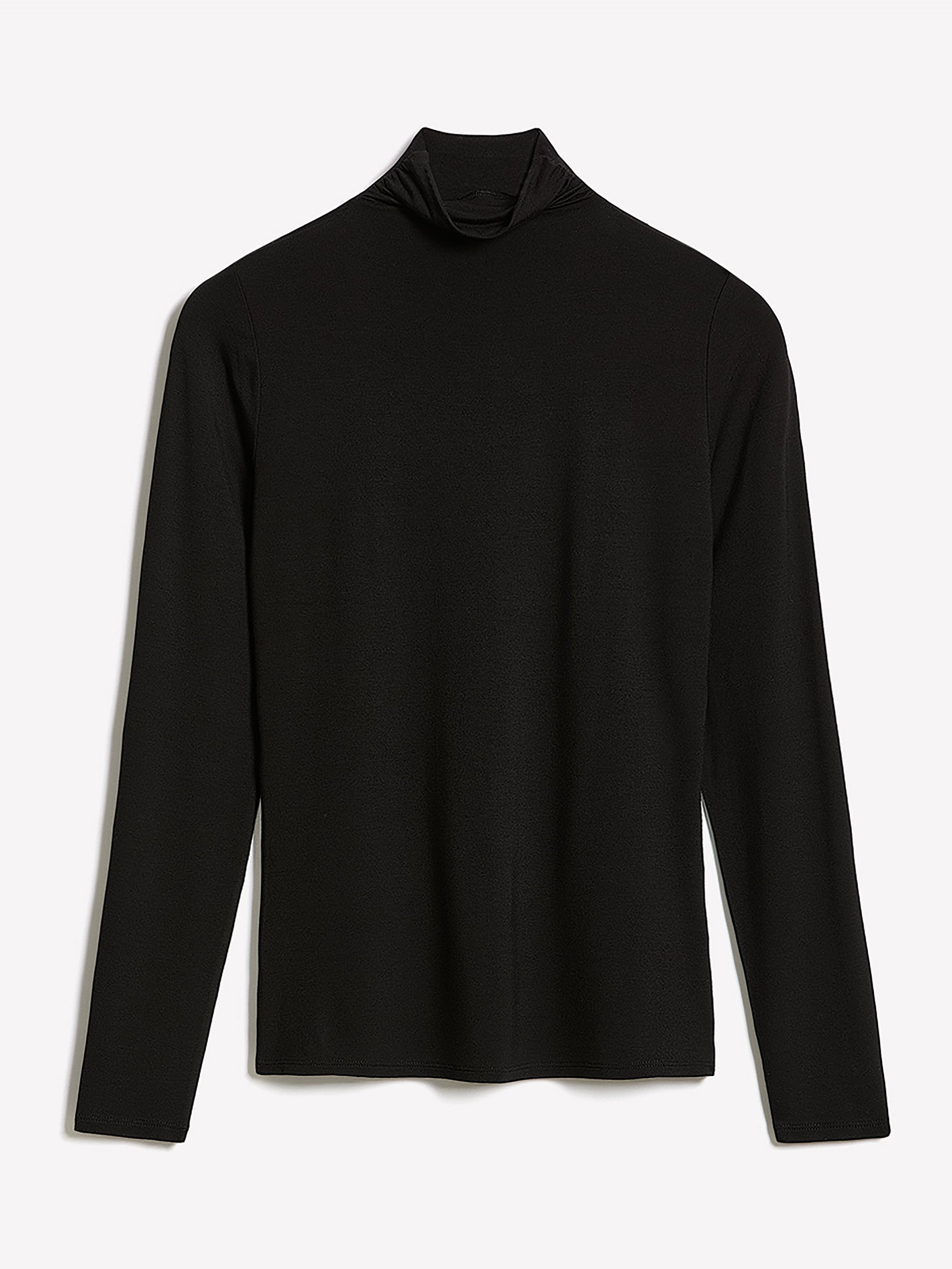 RW&CO Fitted Long-Sleeve Mock-Neck Tee