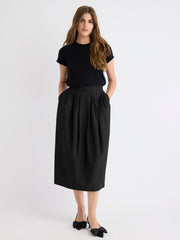 RW&CO High-Rise Straight Midi Skirt