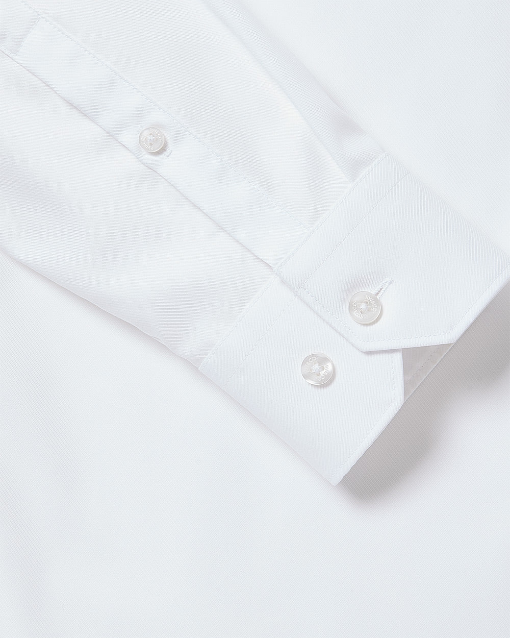 RW&CO Slim Fit White Twill Dress Shirt