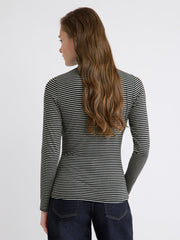 RW&CO Fitted Long-Sleeve Mock-Neck Tee