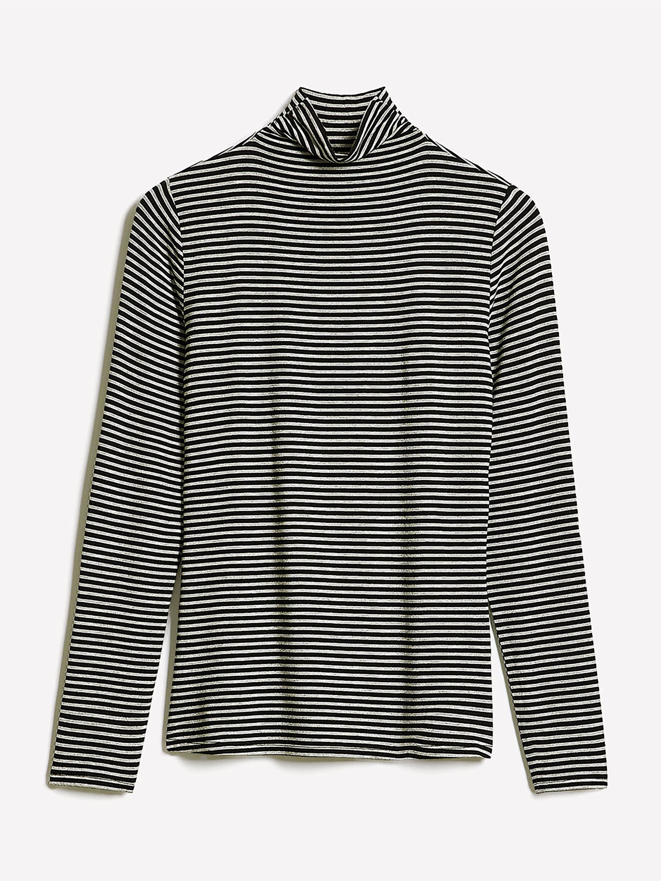 RW&CO Fitted Long-Sleeve Mock-Neck Tee