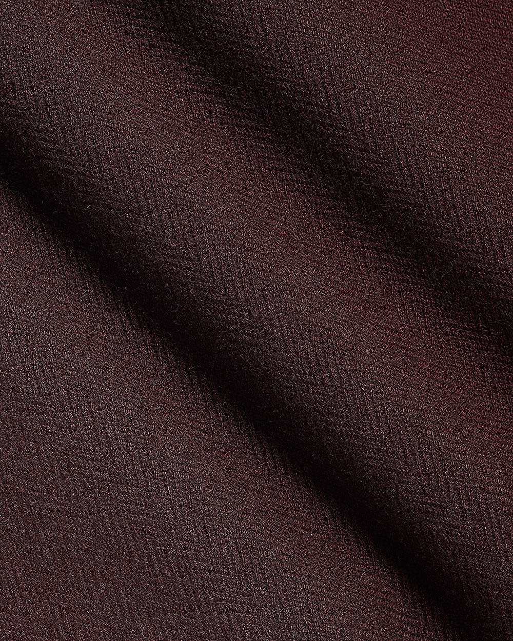 RW&CO Short-Sleeve Herringbone Shirt with Camp Collar