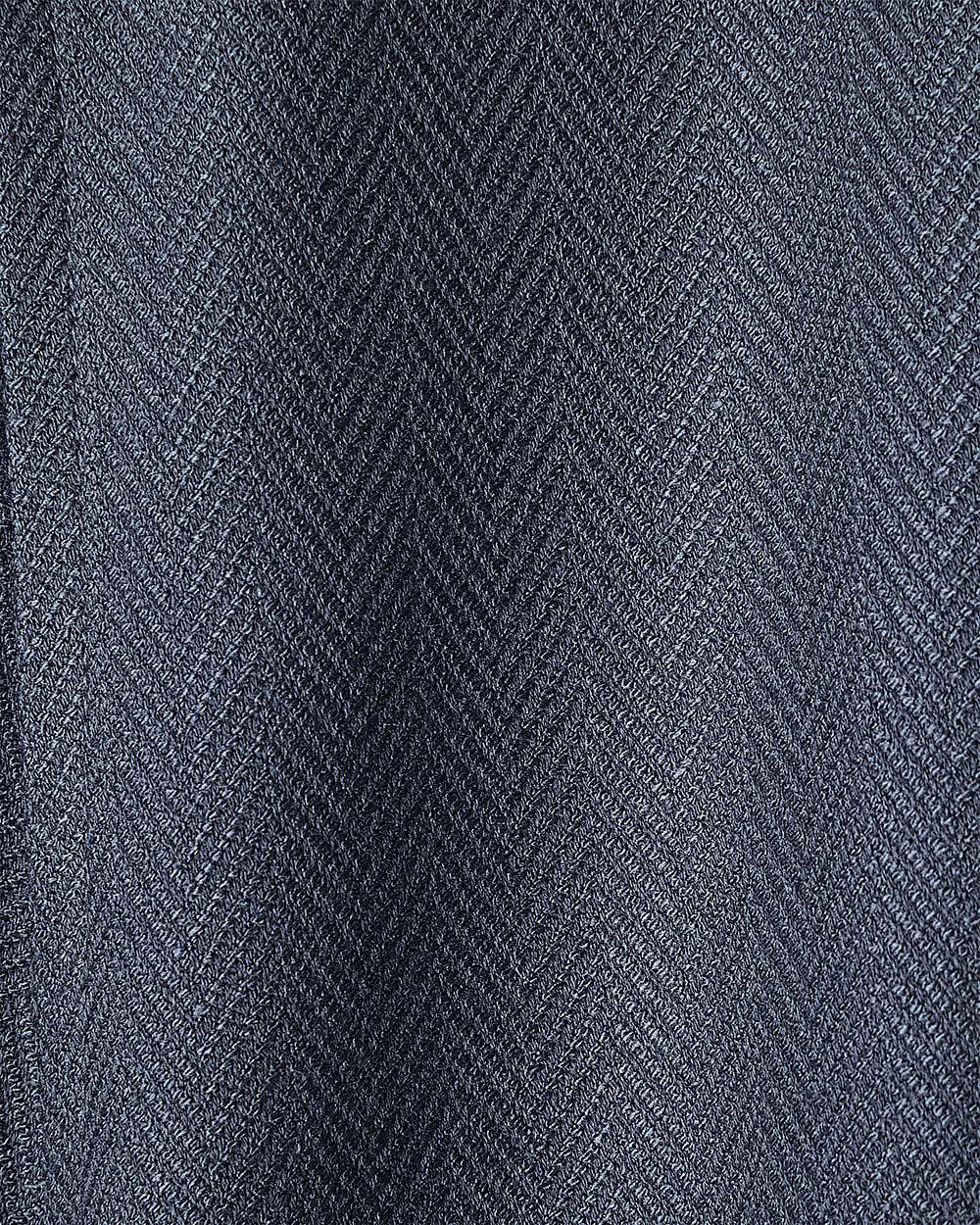 RW&CO Short-Sleeve Herringbone Shirt with Camp Collar