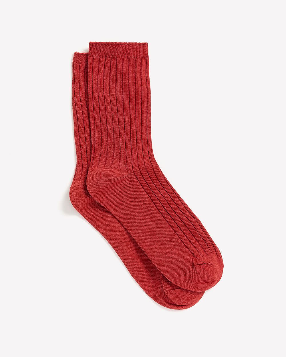 RW&CO Ribbed Crew Socks