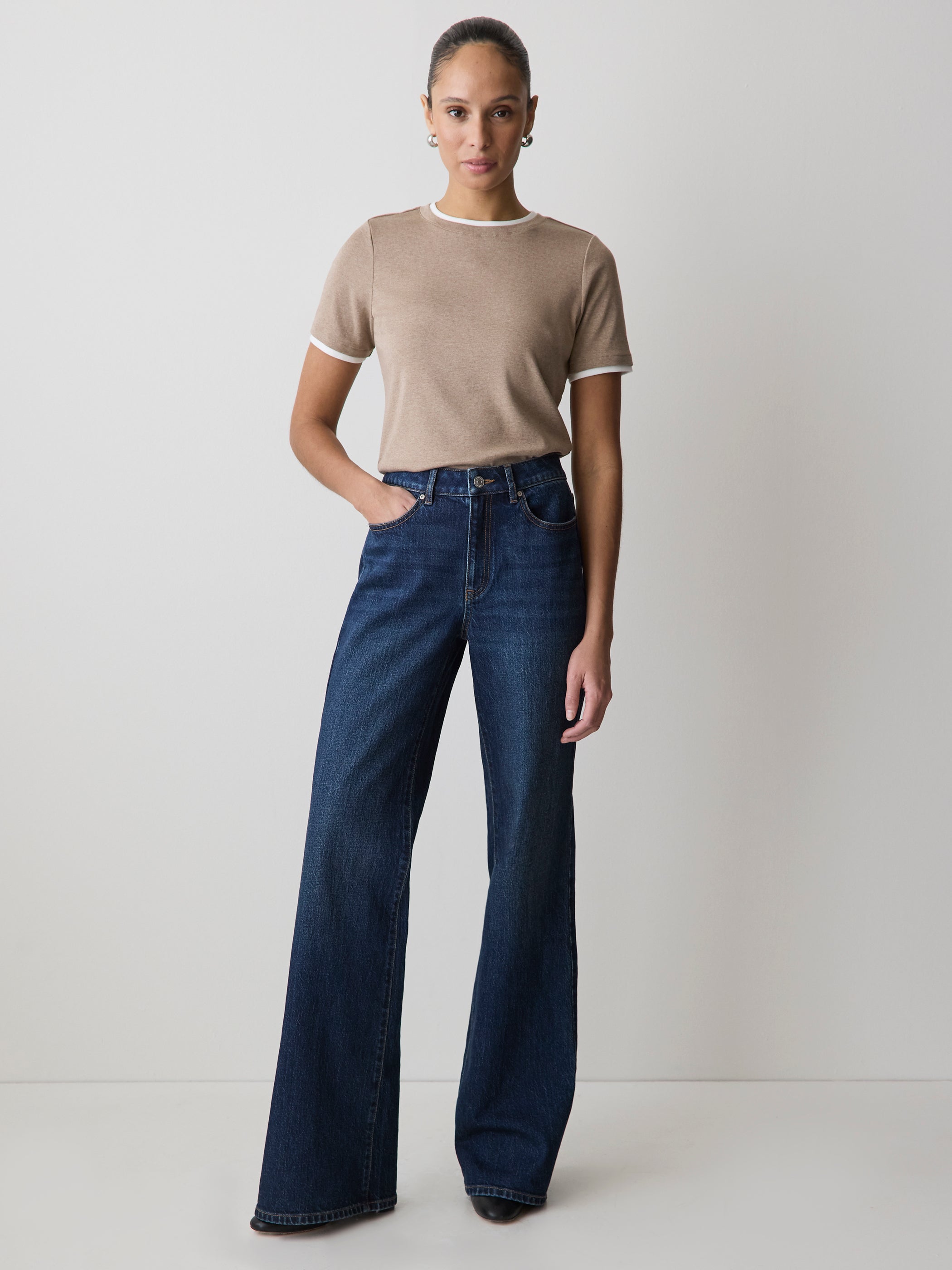 RW&CO High-Rise Wide-Leg Jeans