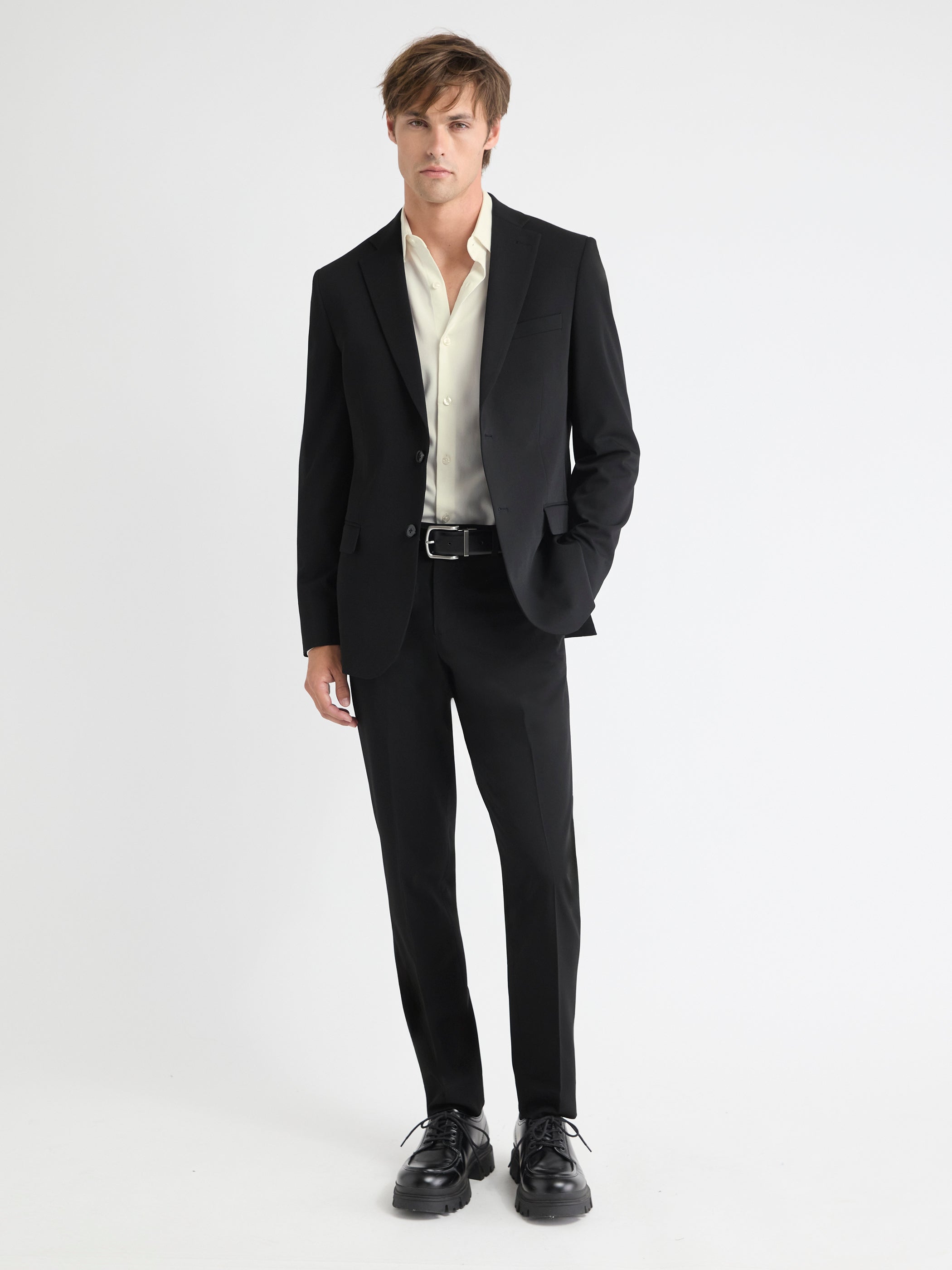 RW&CO Slim Fit Black Core Pant