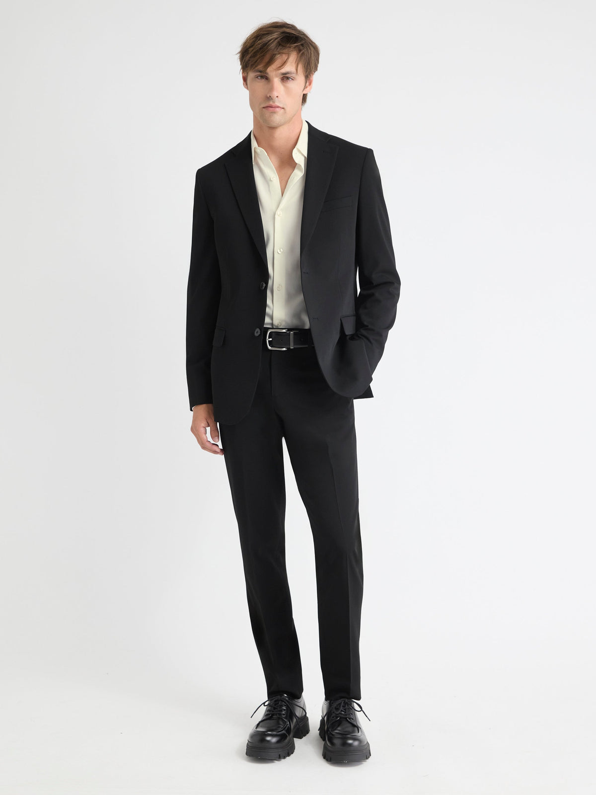 RW&CO Slim Fit Black Core Pant