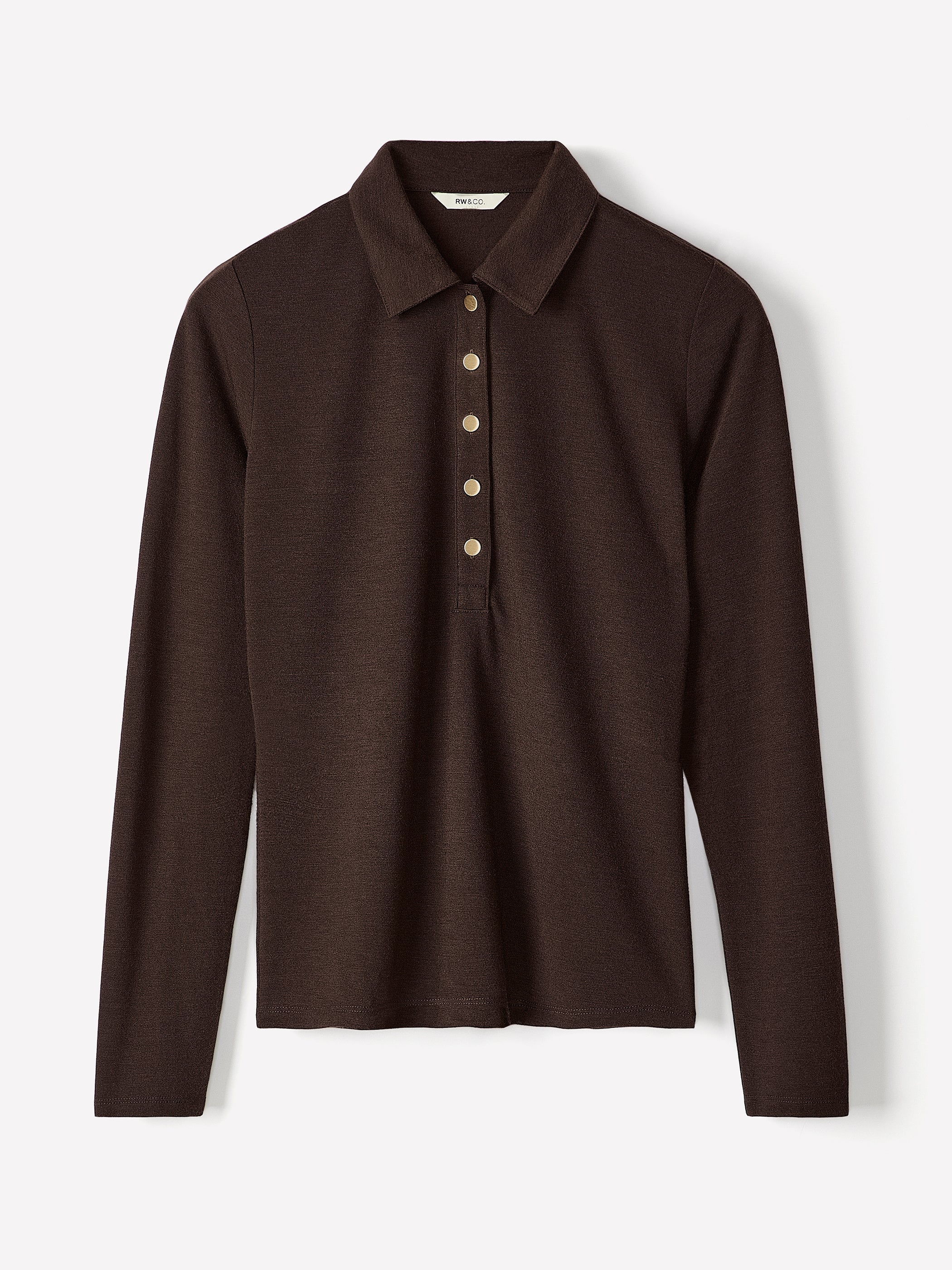 RW&CO Long-Sleeve Fitted Polo