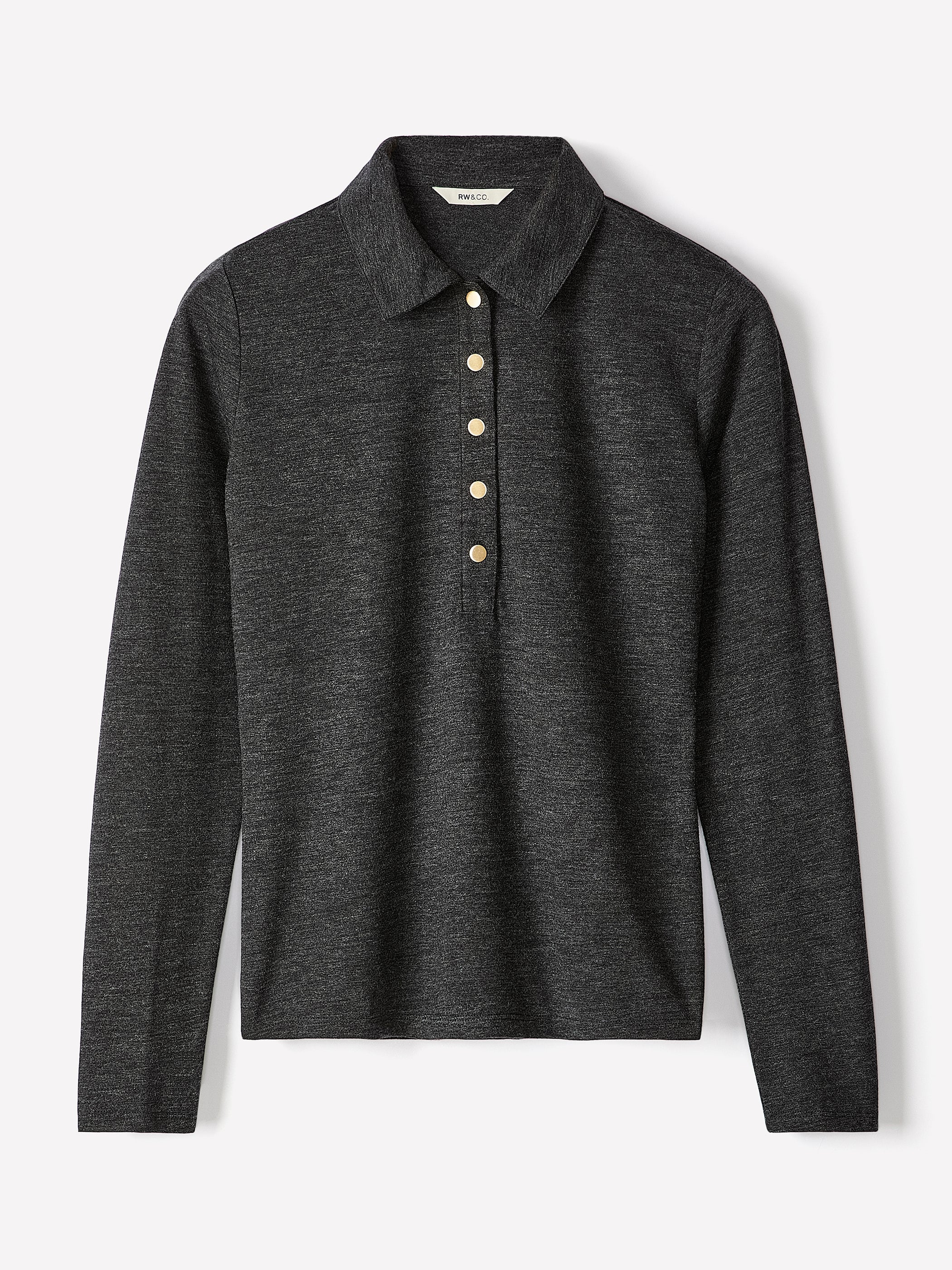 RW&CO Long-Sleeve Fitted Polo