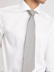 RW&CO Light Grey Regular Textured Tie