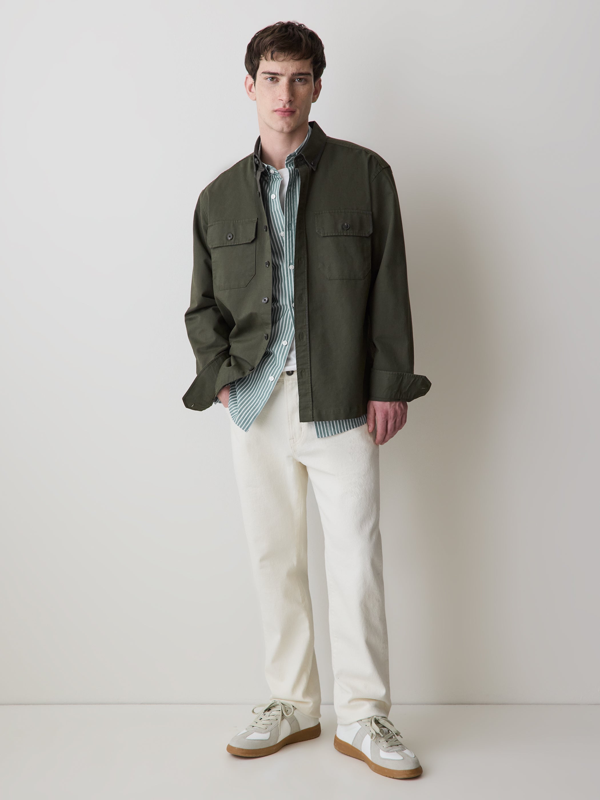 RW&CO Striped Long-Sleeve Shirt