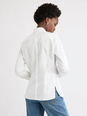 RW&CO Fitted Long-Sleeve Poplin Blouse