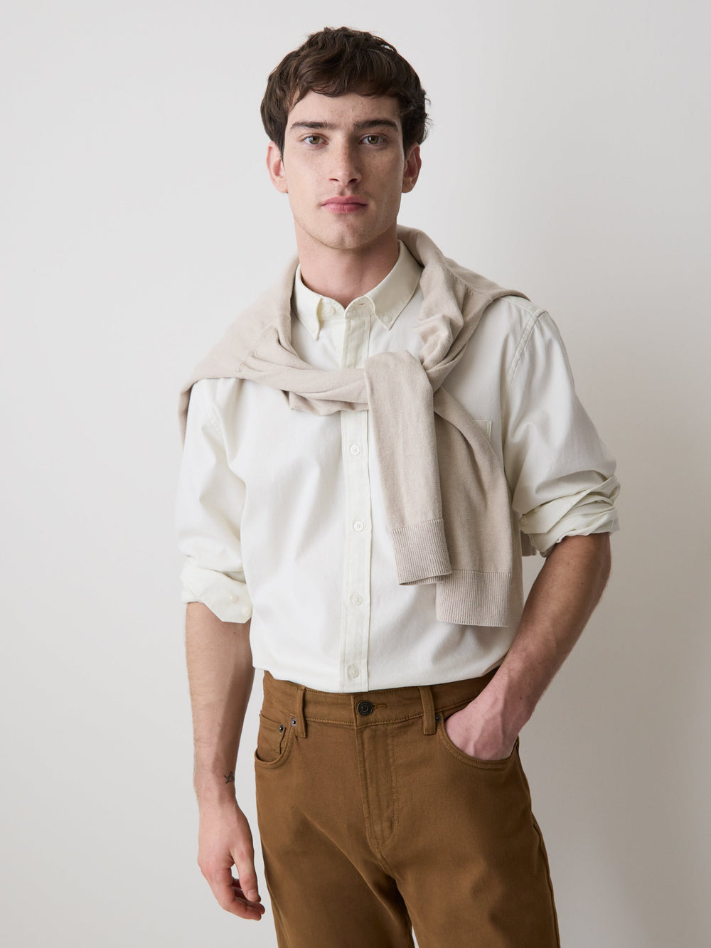 RW&CO Long-Sleeve Textured Shirt