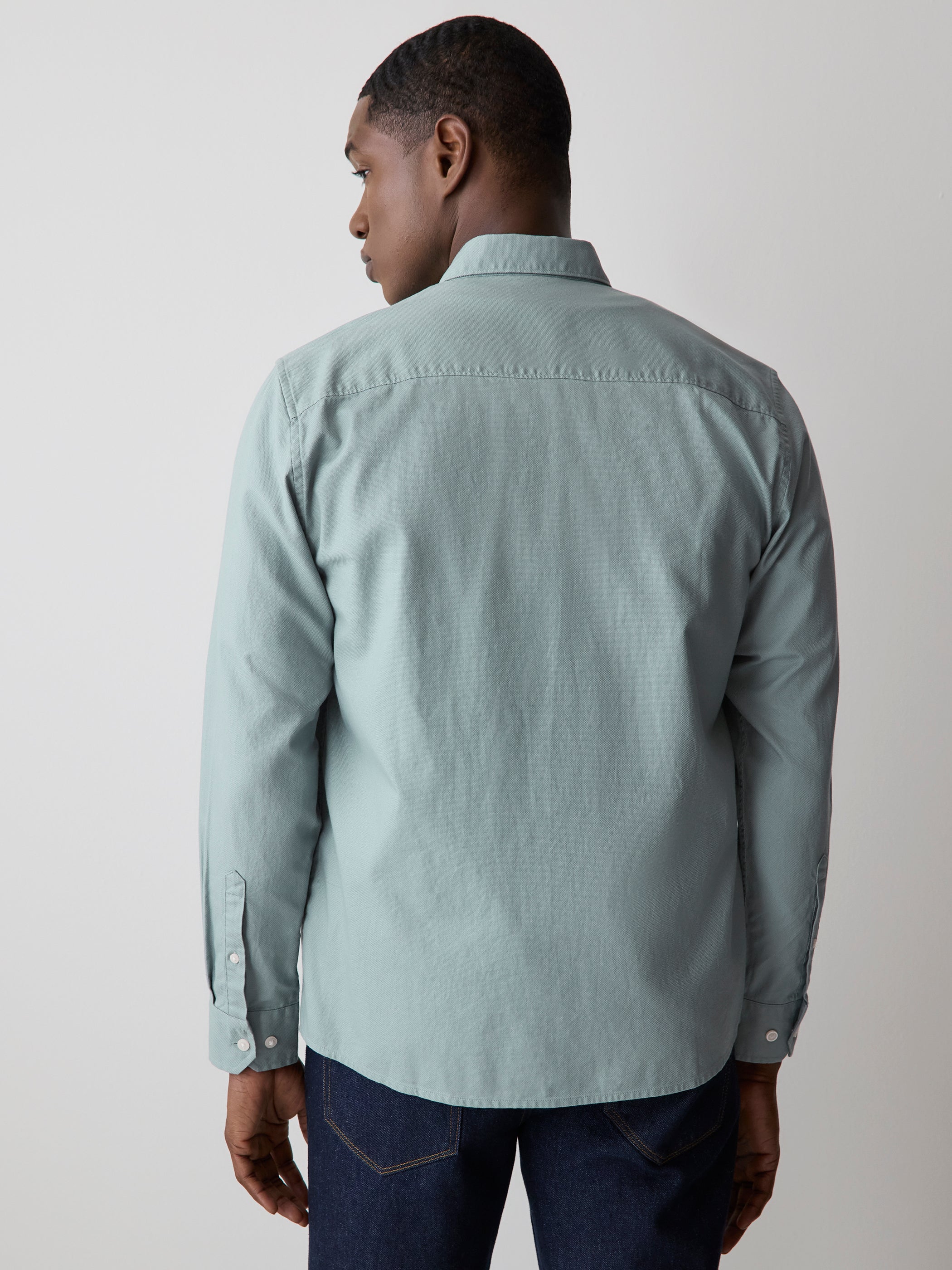 RW&CO Long-Sleeve Textured Shirt