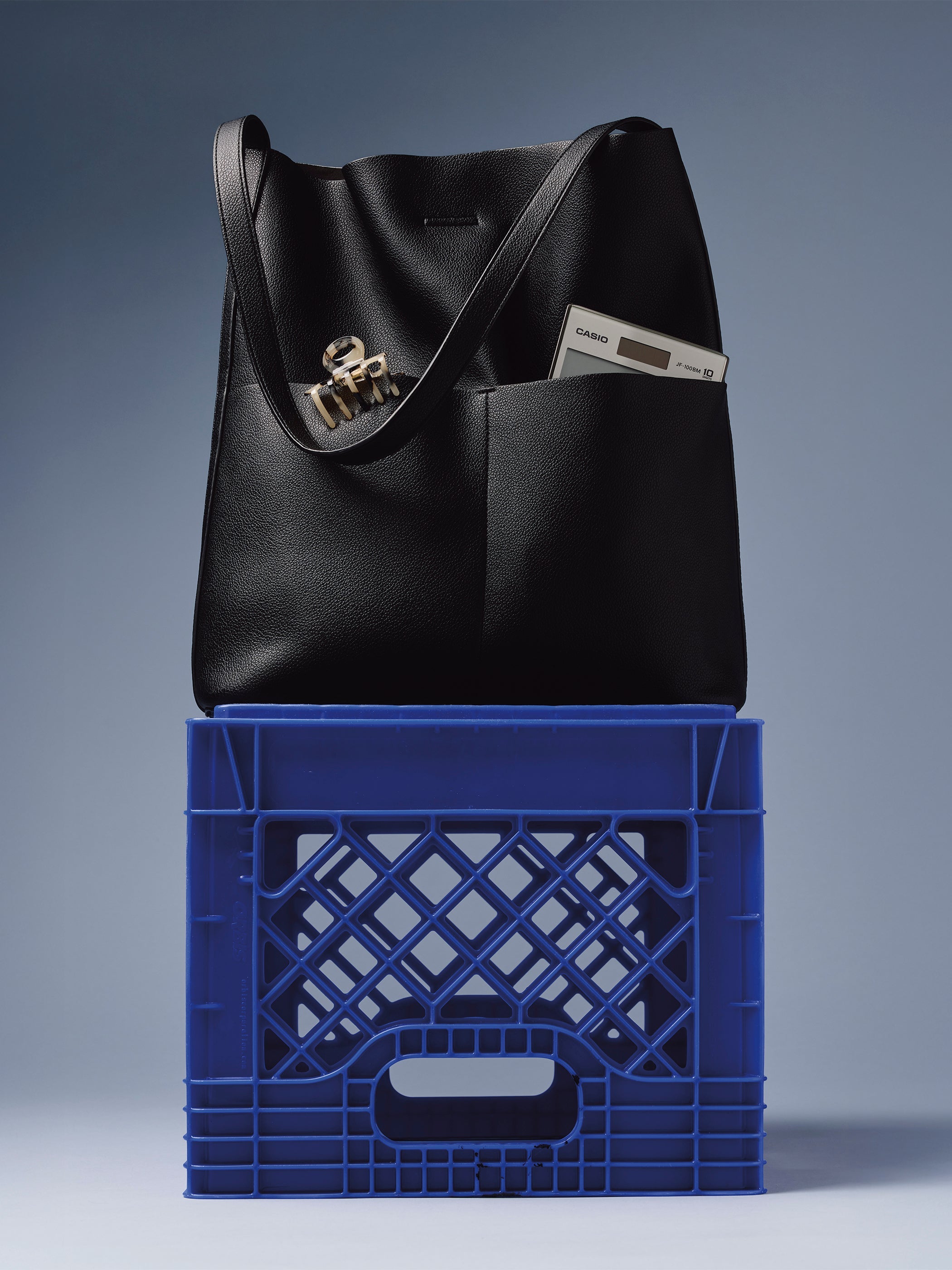 RW&CO Faux Leather Tote Bag