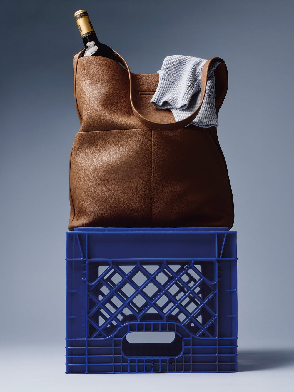 RW&CO Faux Leather Tote Bag