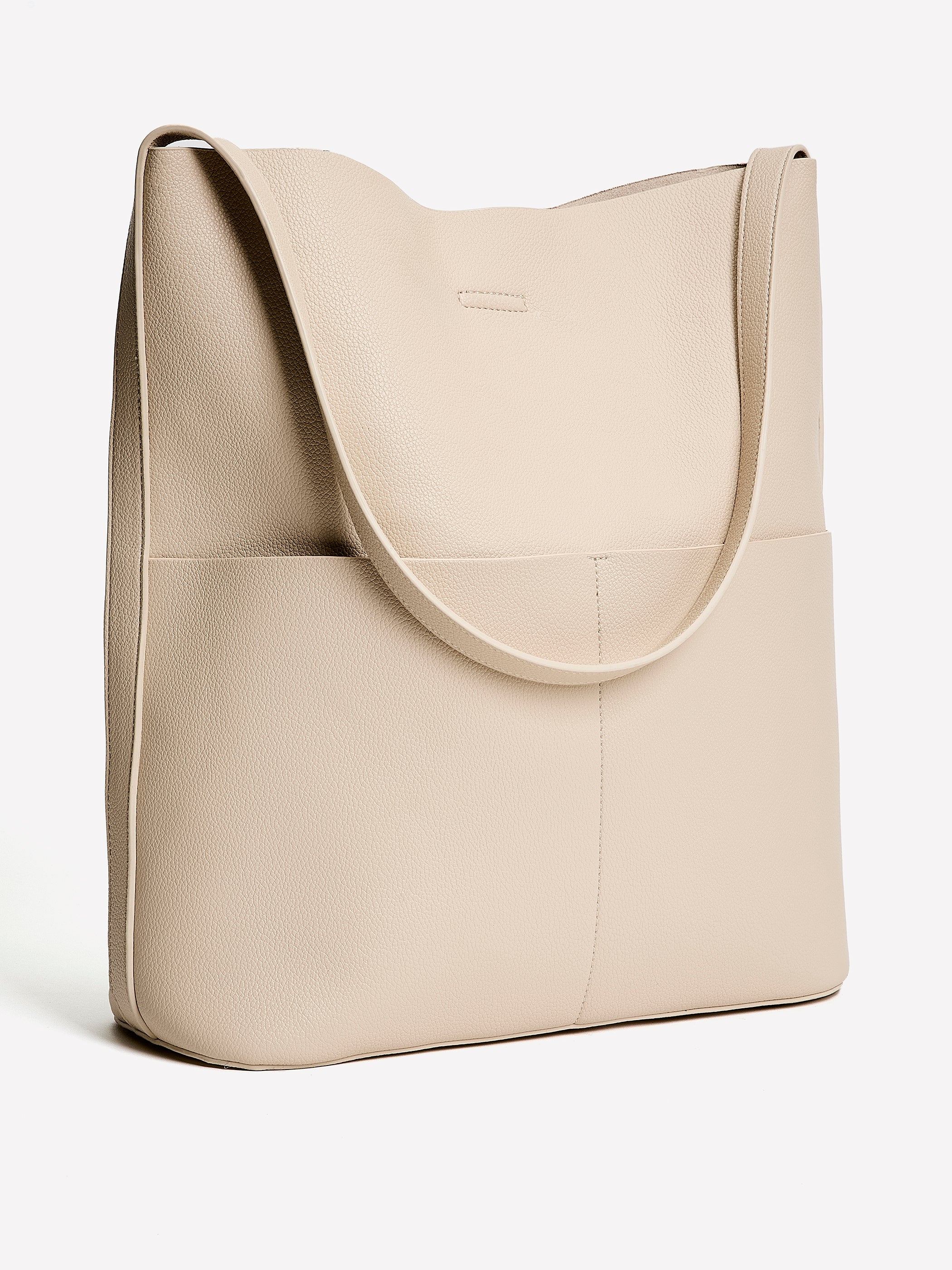 RW&CO Faux Leather Tote Bag