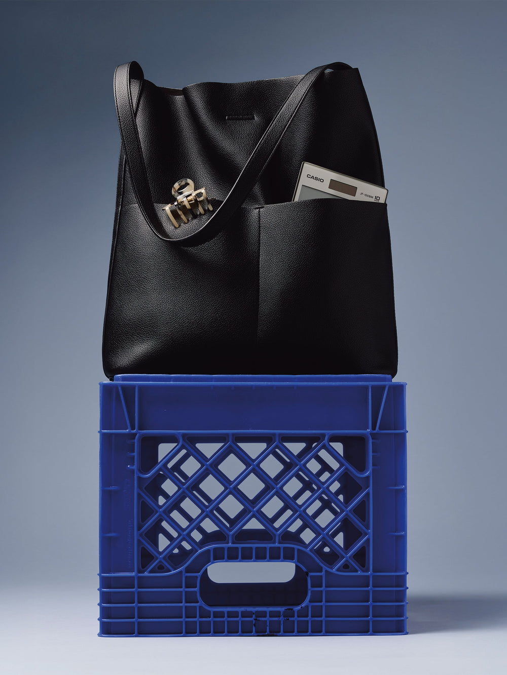 RW&CO Faux Leather Tote Bag