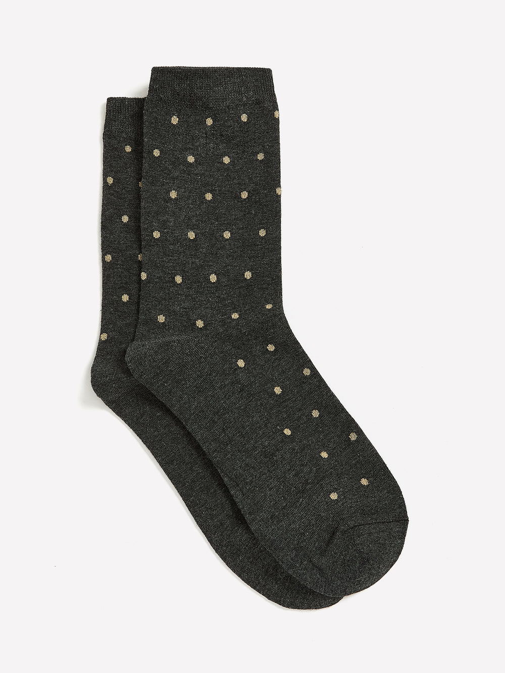 RW&CO Dotted Crew Socks with Metallic Fibres