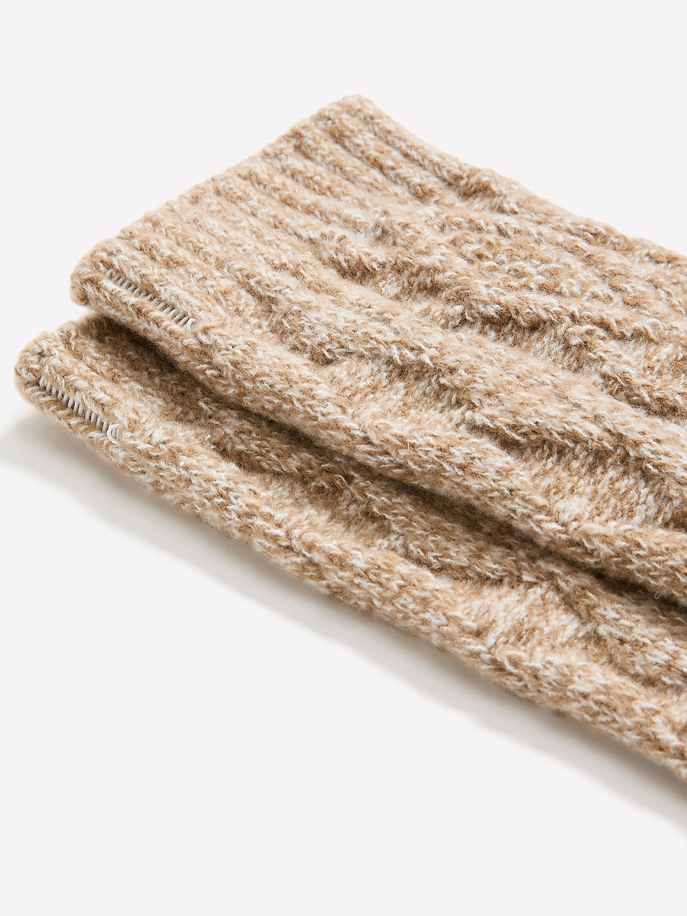 RW&CO Super-Soft Crew Socks with Cable Stitches