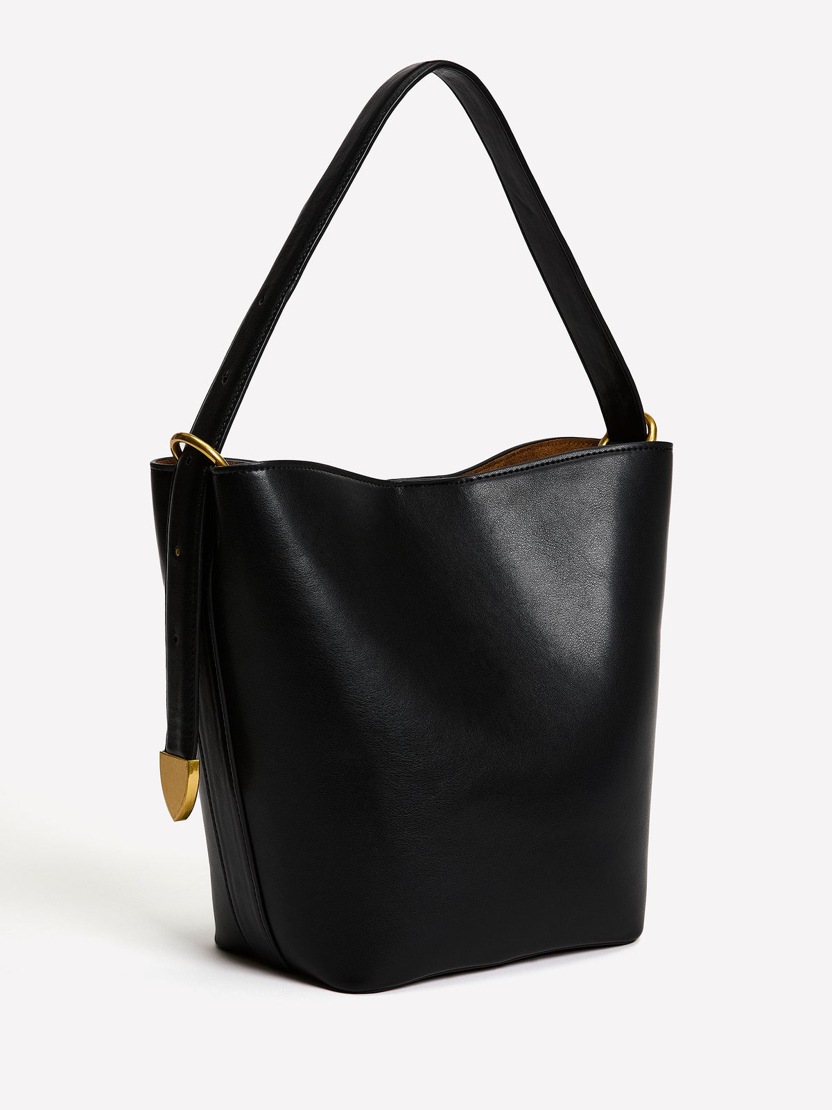 RW&CO Faux Leather Bucket Bag