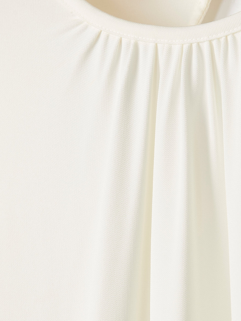 RW&CO Long-Sleeve Top with Shirred Crew Neckline