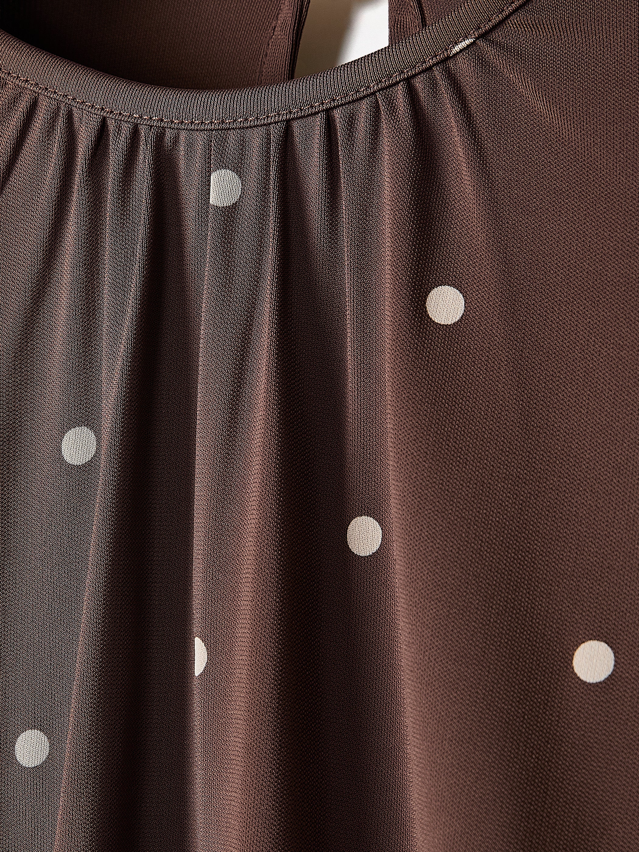 RW&CO Long-Sleeve Top with Shirred Crew Neckline