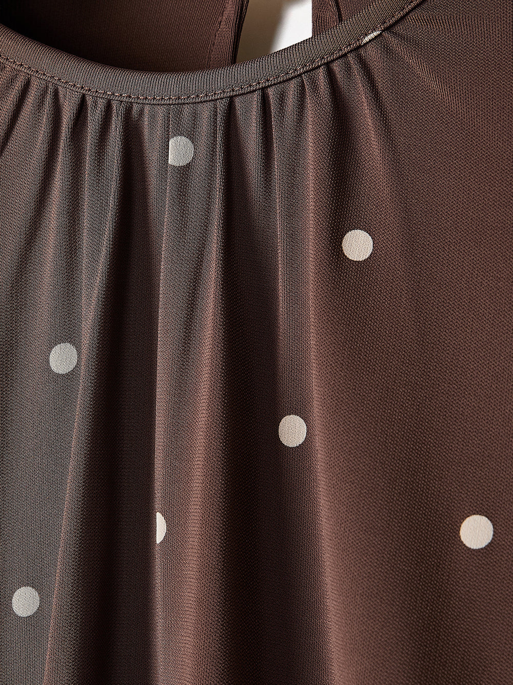 RW&CO Long-Sleeve Top with Shirred Crew Neckline