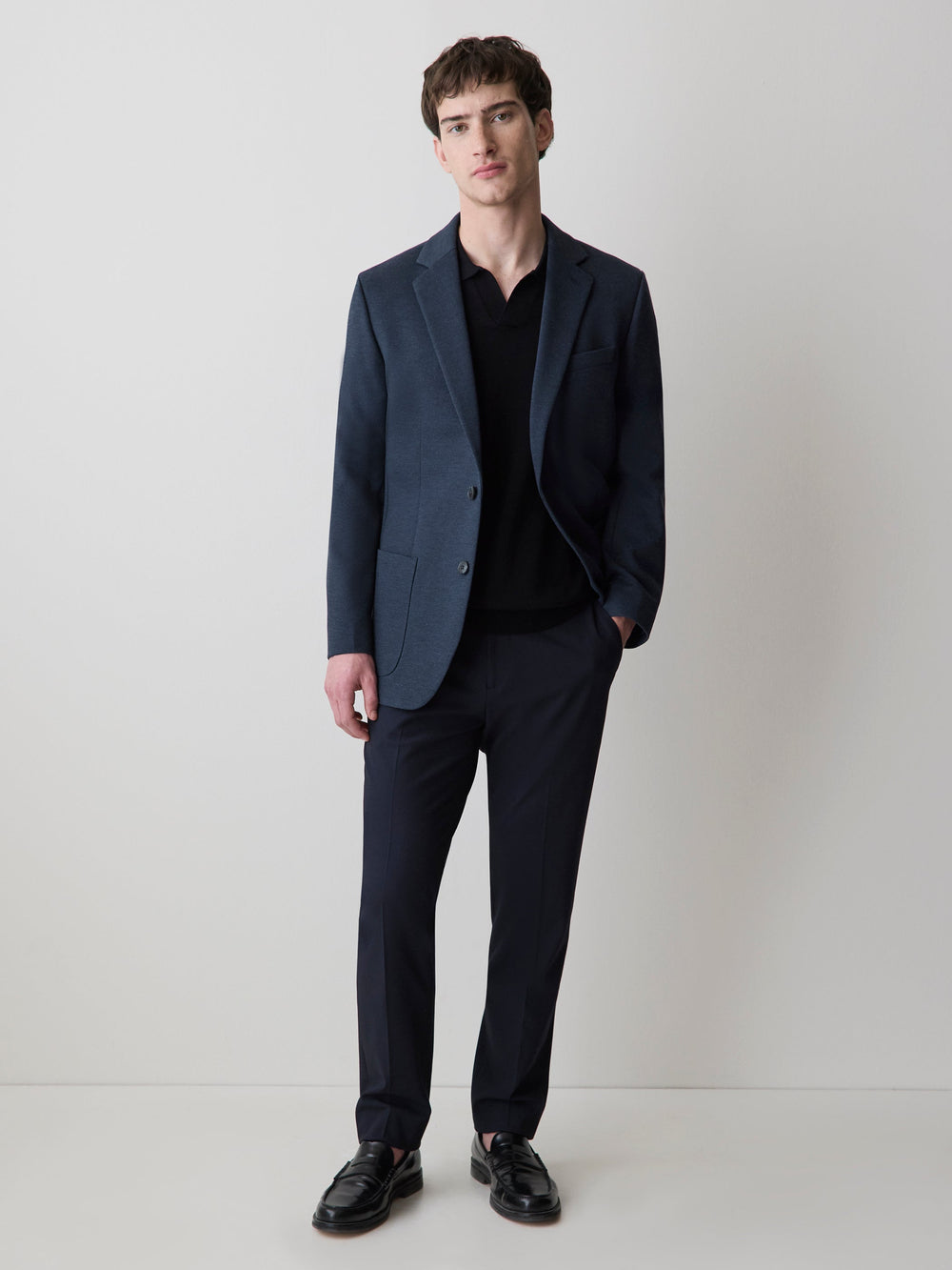 RW&CO Slim Fit Knit Blazer