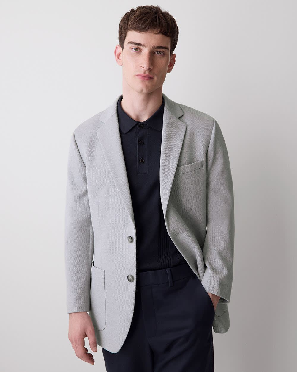 RW&CO Slim Fit Knit Blazer