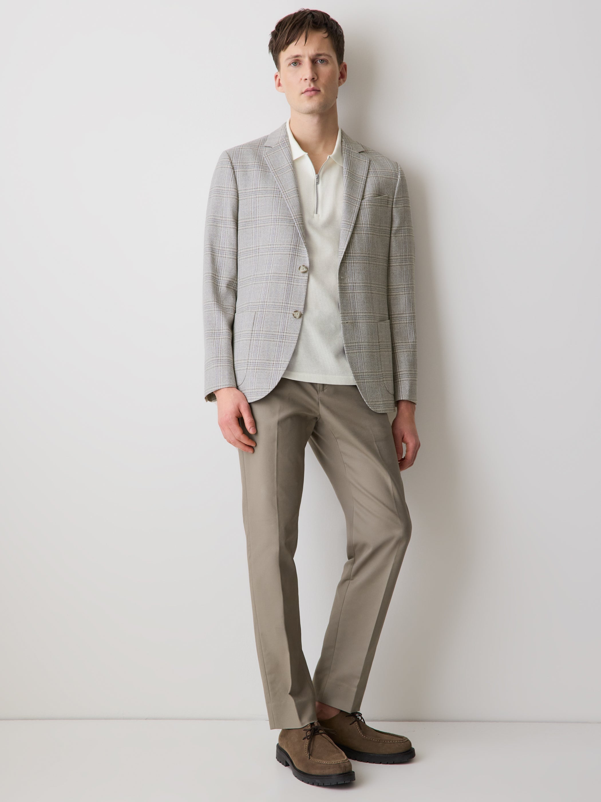 RW&CO Slim Fit Plaid Blazer