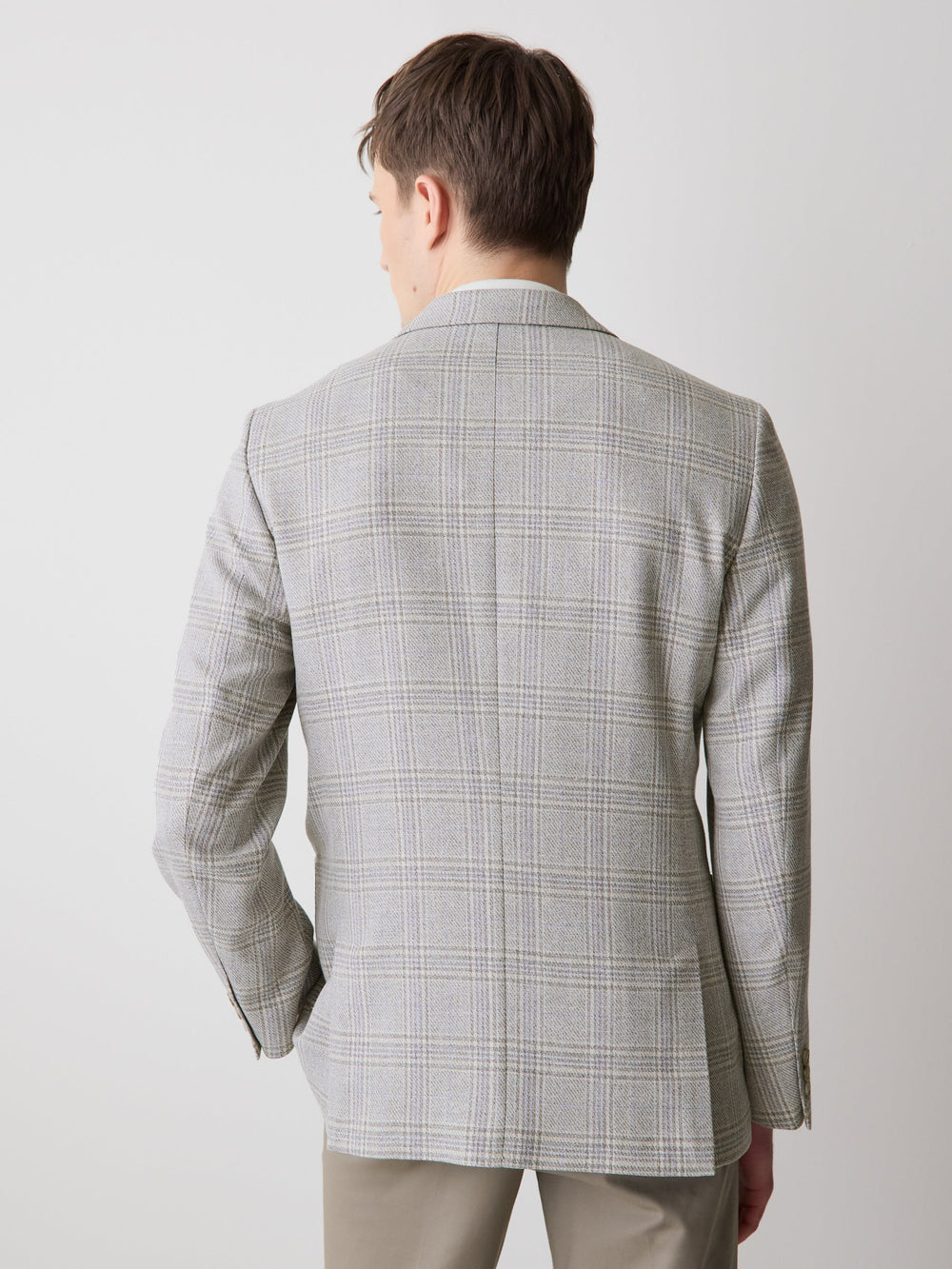 RW&CO Slim Fit Plaid Blazer