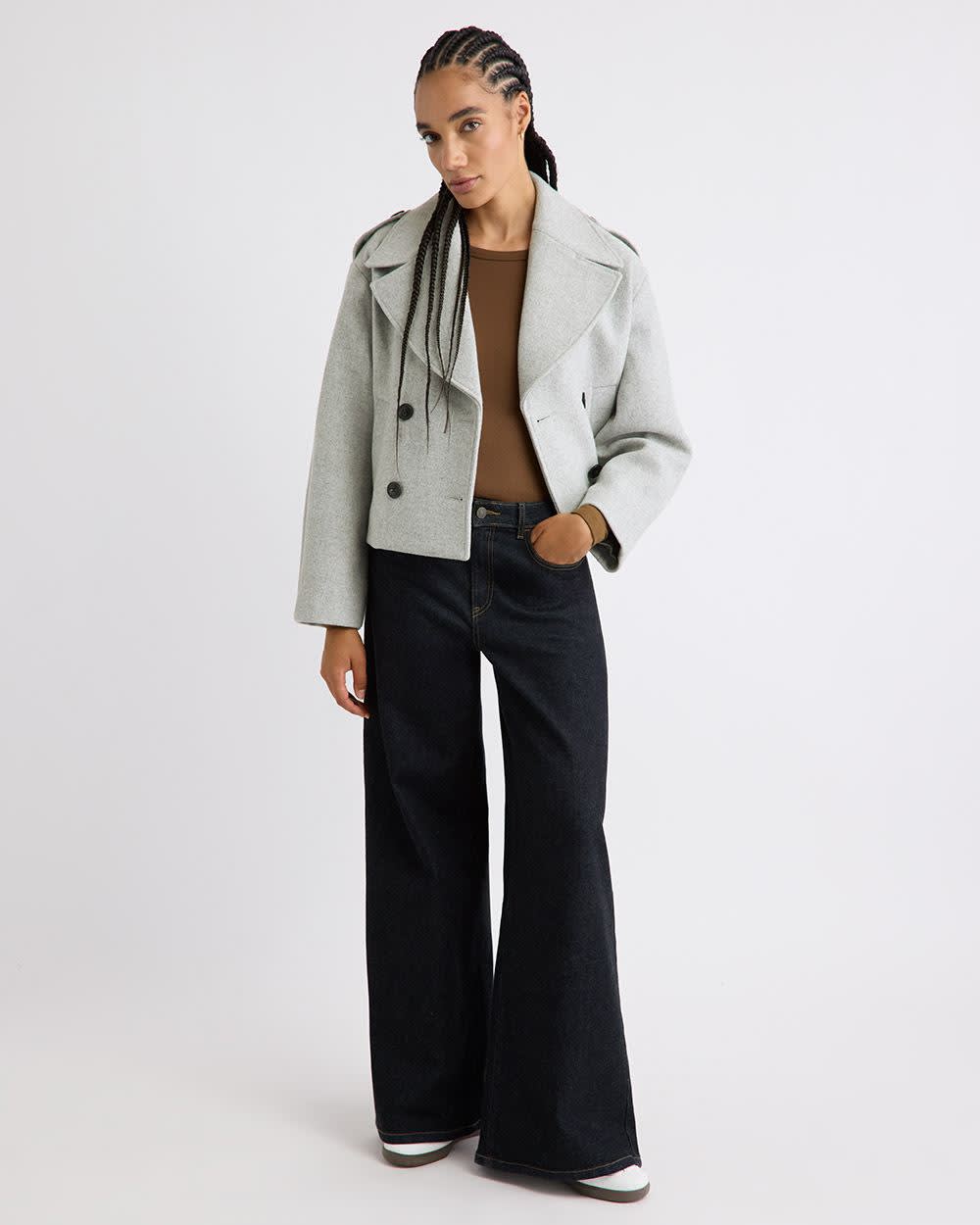 RW&CO Luxe Knit Long-Sleeve Crew-Neck Fitted Ribbed Tee