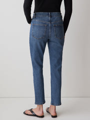 RW&CO Deep-Blue Mid-Rise Skinny Jeans