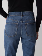 RW&CO Deep-Blue Mid-Rise Skinny Jeans